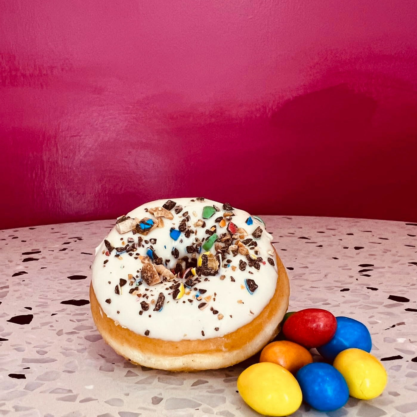 Mini Donut White M&MS